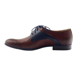 Zapatos de hombre Tur 328 marrón multicolor 2