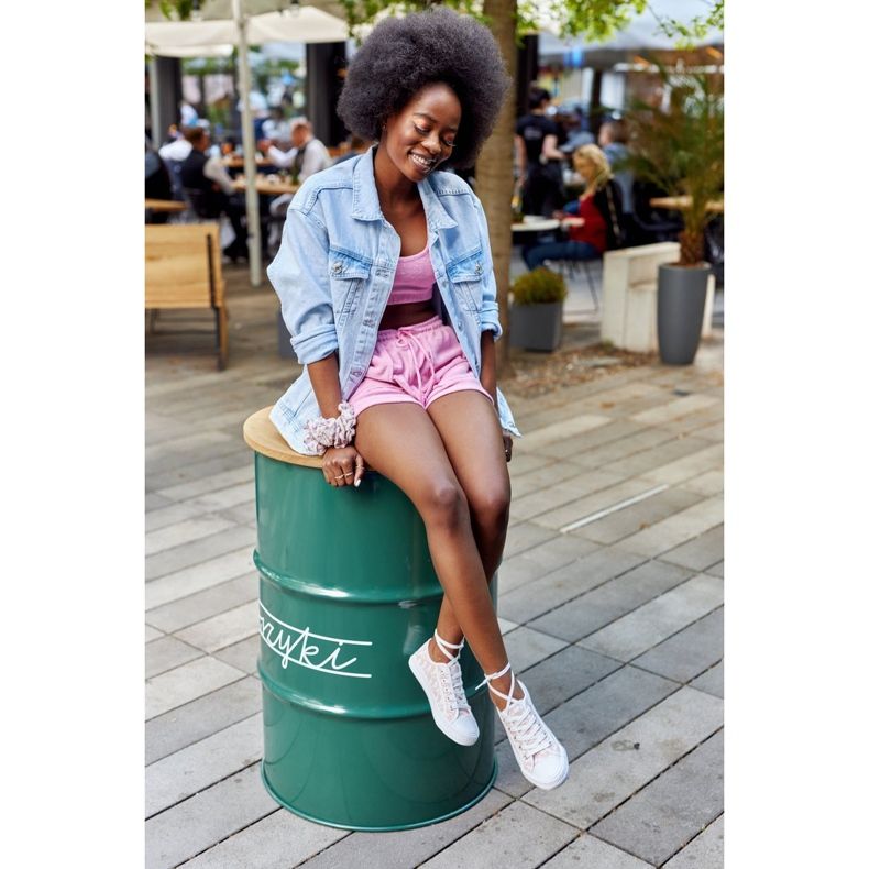 PS1 Zapatillas Logged para mujer Blanco-Rosa Day Off 1