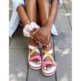 Sandalias de cuña de espuma Big Star HH274A083 Rosa rosado 3
