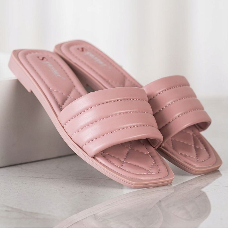 Seastar Cómodas chanclas casuales rosa 2