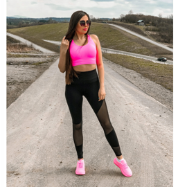 SHELOVET Zapatillas clásicas de piel ecológica rosado 6