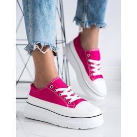 Seastar Zapatillas de moda en la plataforma rosado 3