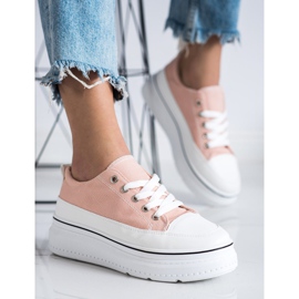 Seastar Zapatillas de moda en la plataforma rosado 2