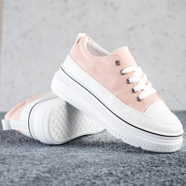 Seastar Zapatillas de moda en la plataforma rosado 1
