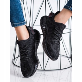 SHELOVET Zapatillas textiles en la plataforma negro 2