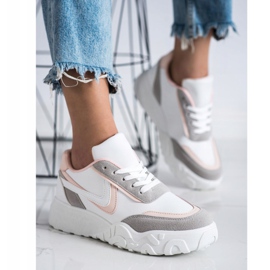 SHELOVET Zapatillas Casual blanco multicolor 3