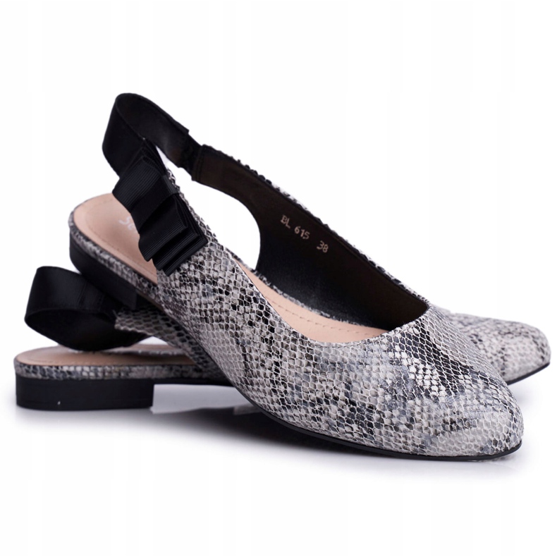 Bailarinas Mujer Sergio Leone Grey Snake BL615 Lilon beige negro gris 5 Bailarinas Mujer Sergio Leone Grey Snake BL615 Lilon beige negro gris 5