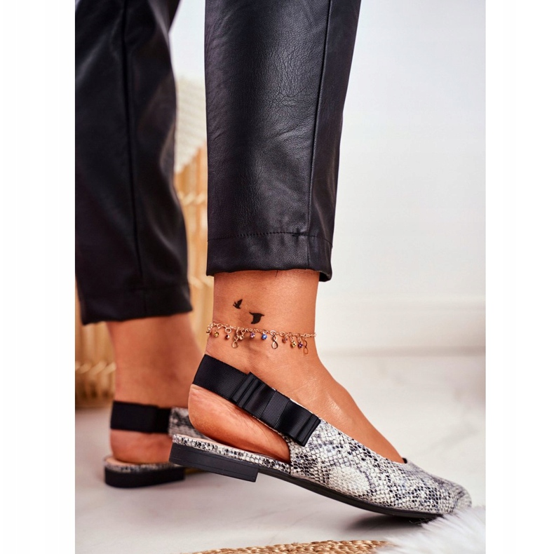 Bailarinas Mujer Sergio Leone Grey Snake BL615 Lilon beige negro gris 2 Bailarinas Mujer Sergio Leone Grey Snake BL615 Lilon beige negro gris 2