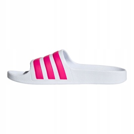 Zapatillas Adidas Adilette Aqua Jr EF1748 blanco rosa 1