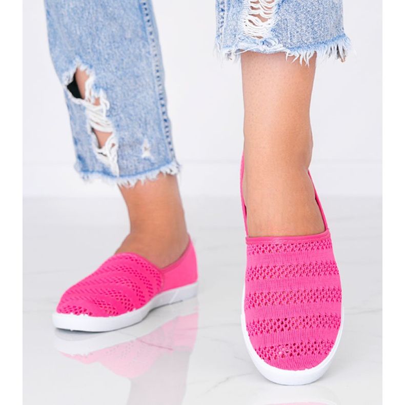 Zapatos deportivos lexi rosa neón de mujer 1