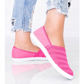 Zapatos deportivos lexi rosa neón de mujer rosado 2