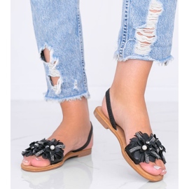 Sandalias negras con chanclas de Tristan negro 1