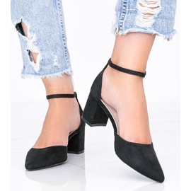 Bombas negras en un poste bajo de Gemma negro 1