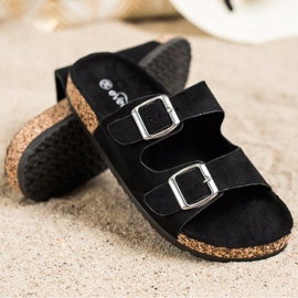 Evento Zapatillas Casual Con Hebilla negro 3