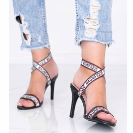 Sandalias de tacón Venusi negras negro 1 Sandalias de tacón Venusi negras negro 1