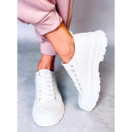 Zapatillas de mujer blancas LA122 White blanco 2