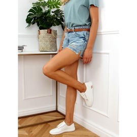 Zapatillas de mujer blancas y rosas LA42 Pink blanco rosado 2