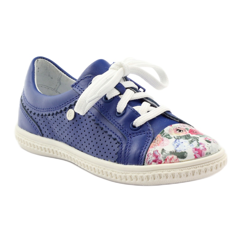 Zapatos niña flores Bartek 15524 azul 1 Zapatos niña flores Bartek 15524 azul 1