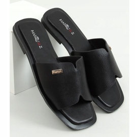 Pantuflas negras de mujer negras 3526 Negro 1