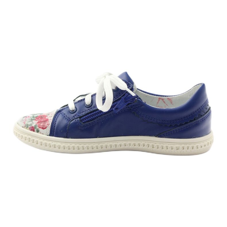 Zapatos niña flores Bartek 15524 azul 2 Zapatos niña flores Bartek 15524 azul 2