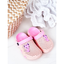 Pantuflas Infantiles Rosa Crocs Rosa Olivia rosado 4