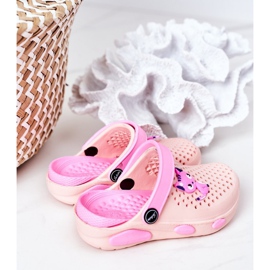 Pantuflas Infantiles Rosa Crocs Rosa Olivia rosado 5