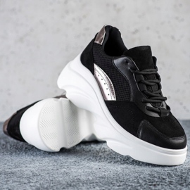 Seastar Zapatillas negras en la plataforma negro 1