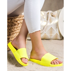 SHELOVET Zapatillas de neón amarillo 3