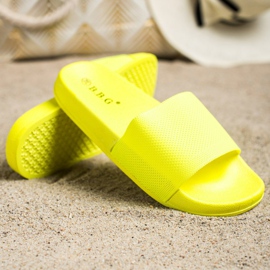 SHELOVET Zapatillas de neón amarillo 2