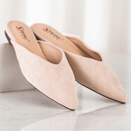 Seastar Pantuflas Spitz Suede beige 2