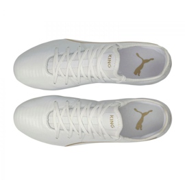Botas de fútbol Puma King Pro M Fg 09 blanco blanco 2 Botas de fútbol Puma King Pro M Fg 09 blanco blanco 2