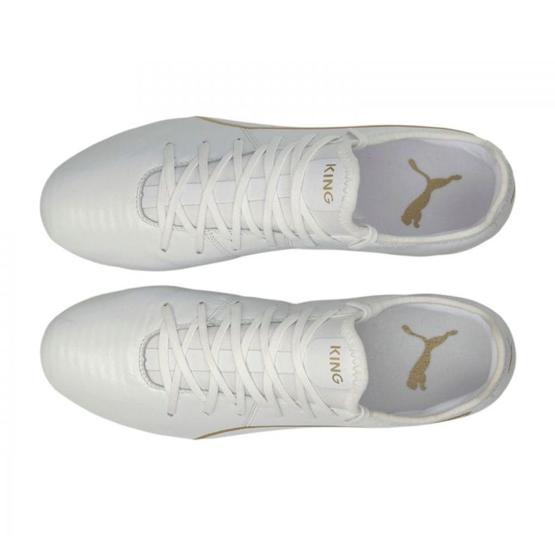 Botas de fútbol Puma King Pro M Fg 09 blanco blanco 2 Botas de fútbol Puma King Pro M Fg 09 blanco blanco 2