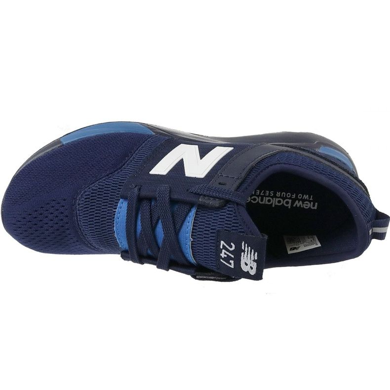 Zapatos New Balance Jr KL247C2G azul marino blanco 2