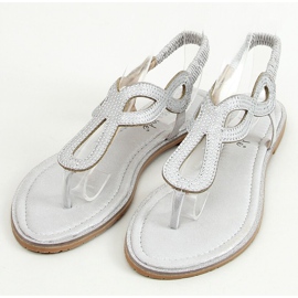 Chanclas plateadas 6170 Plateadas plata 1