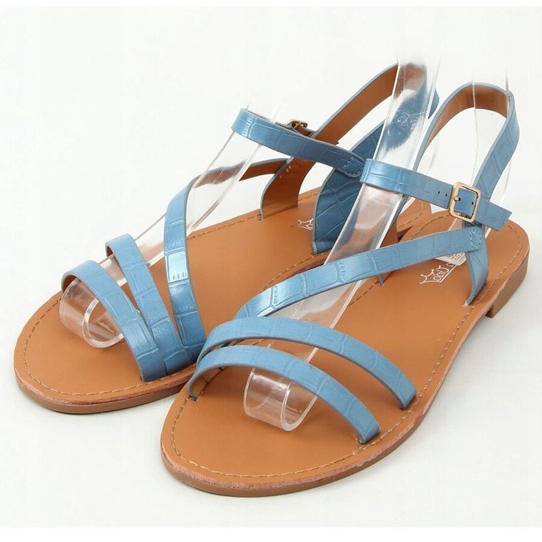Sandalias de mujer azul BH1651-SD Azul 1