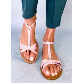 Sandalias de mujer rosa Z5713 Rosa rosado 2