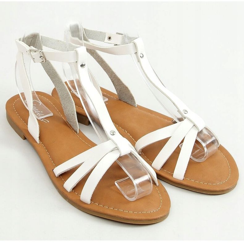 Sandalias de mujer blancas Z5713 White blanco 1