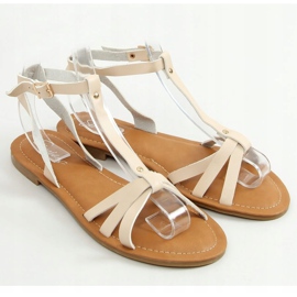 Sandalias beige para mujer Z5713 Beige 1