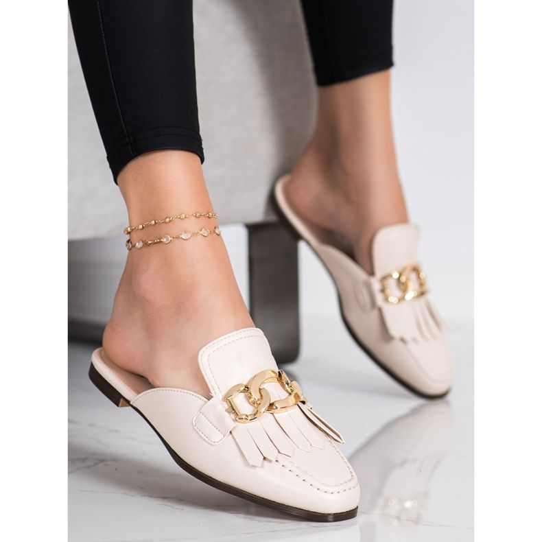 Seastar Zapatillas con estilo con adorno beige 1