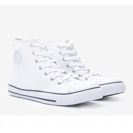 Zapatilla blanca de hombre Quatros blanco 1