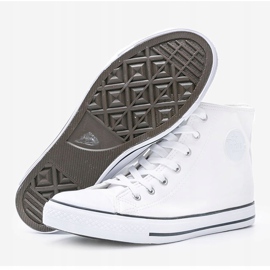 Zapatilla blanca de hombre Quatros blanco 2