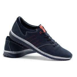 Olivier Zapato casual hombre 7070 azul marino 6