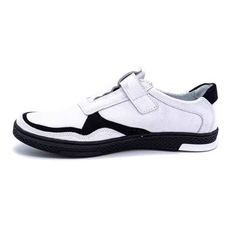 Polbut Zapato casual hombre piel 2102 blanco 1