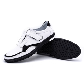 Polbut Zapato casual hombre piel 2102 blanco 3