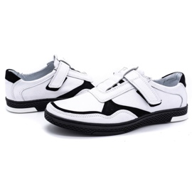 Polbut Zapato casual hombre piel 2102 blanco 6