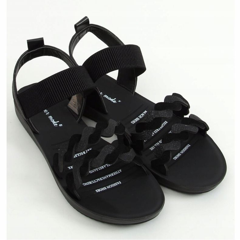 Sandalias de mujer negras 446 Black negro 1