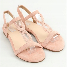 Sandalias de ante rosa Z5721 Pink rosado 1