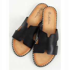 Pantuflas negras de mujer negras SL1525 Negras negro 1 Pantuflas negras de mujer negras SL1525 Negras negro 1