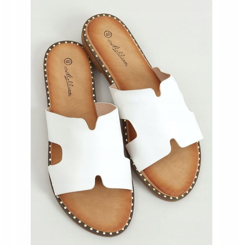 Zapatillas de mujer blancas SL1525 Blanco 1