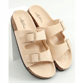 Pantuflas de corcho beige MS10005 Beige 1